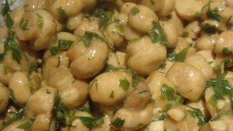 шампиньоны в горчичном маринаде