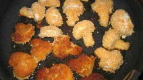 шампиньоны в панировке