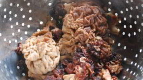 сморчки запеченные под сыром с картофелем