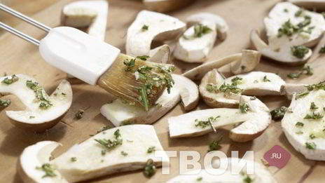 жареные грибы