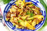 Жареные рыжики с картошкой