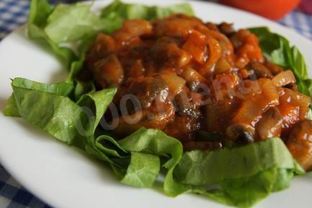 Грибной гуляш из грибов