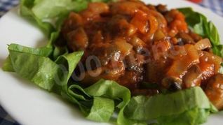 Грибной гуляш из грибов