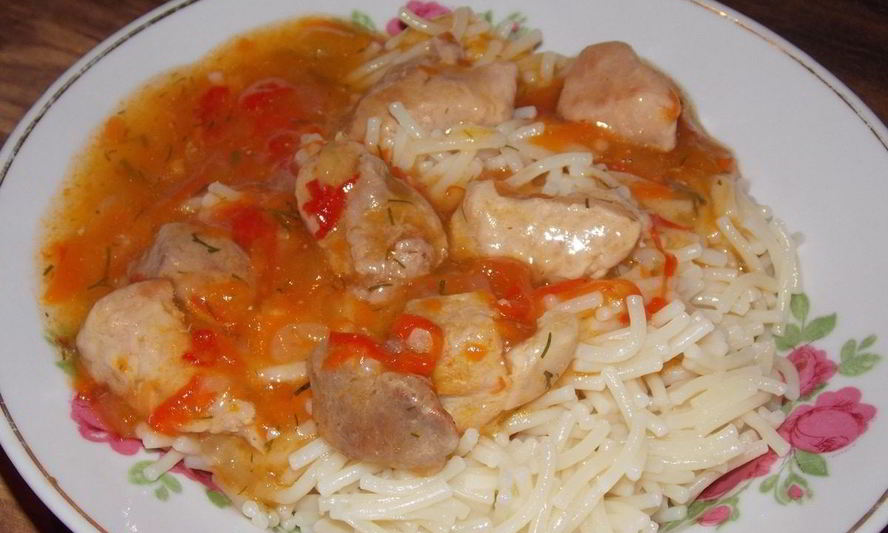 Рецепт гуляш без муки