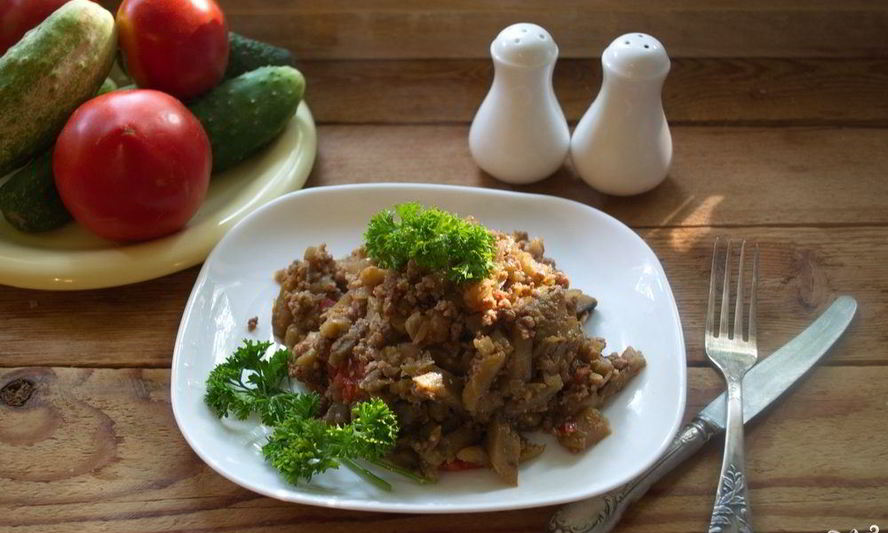 Рецепт гуляш из баклажанов