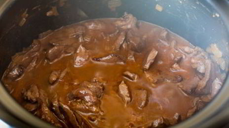 гуляш из говяжьего сердца