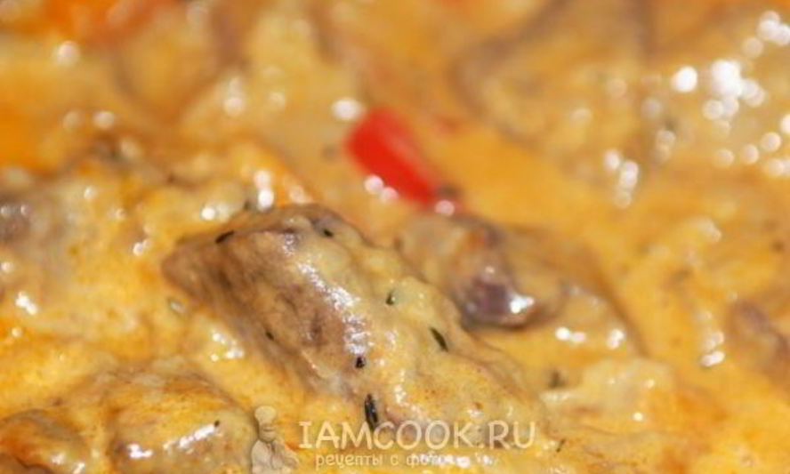 Рецепт гуляш из говяжьей печени