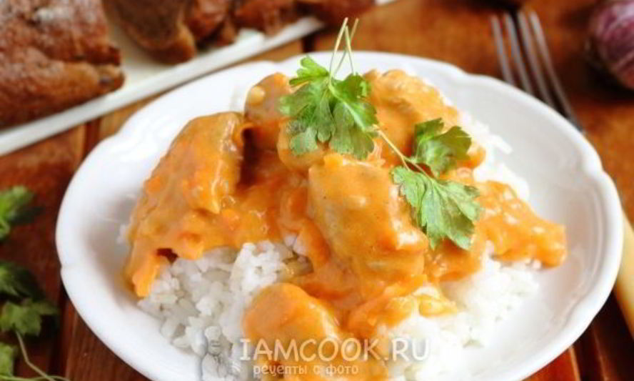 Рецепт гуляш из индейки в мультиварке