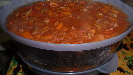 гуляш из пароварки