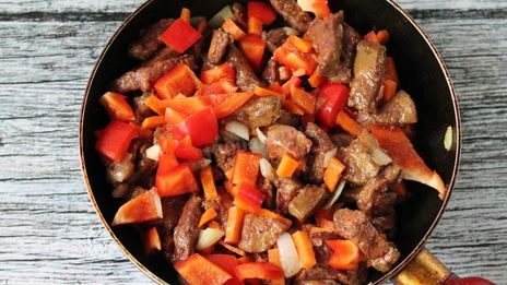 гуляш из печени с подливкой