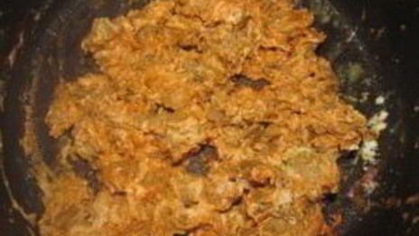 гуляш из свинины с мукой