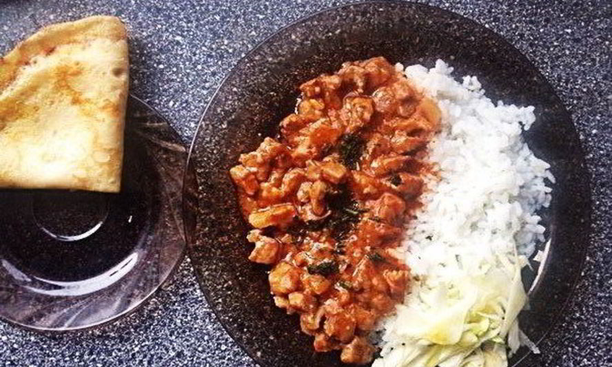 Рецепт гуляш из свинины с подливой