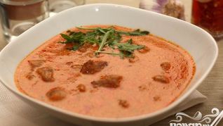 Гуляш из свиной шейки