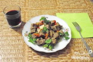 Гуляш из телятины на Новый год