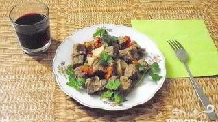 Гуляш из телятины на Новый год