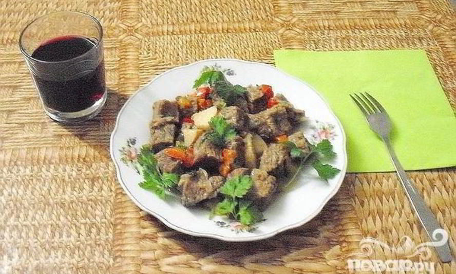 Рецепт гуляш из телятины на новый год