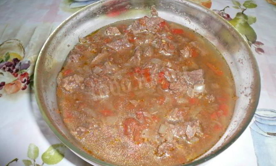 Рецепт гуляш по-венгерски в микроволновке