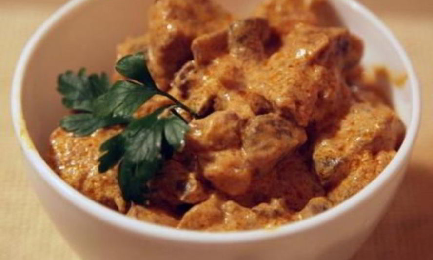 Рецепт гуляш с грибами и мясом