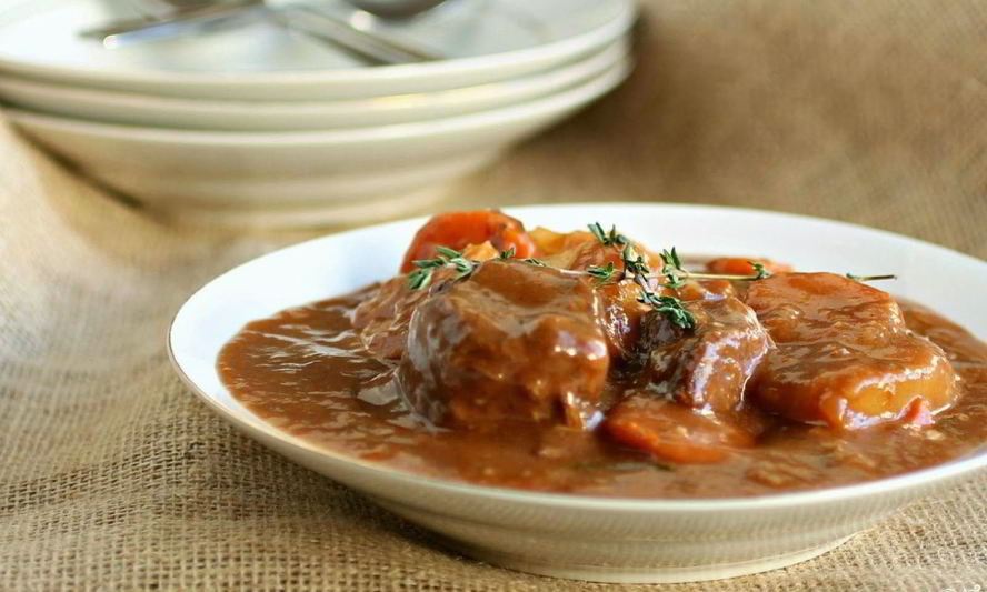 Рецепт спинной гуляш с морковью