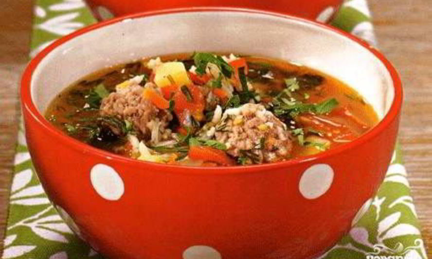 Рецепт суп-гуляш из фарша