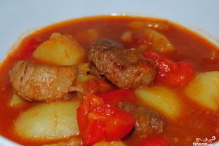 Венгерский гуляш из говядины