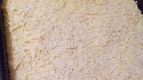 картофельное пюре с чесноком и сыром в духовке