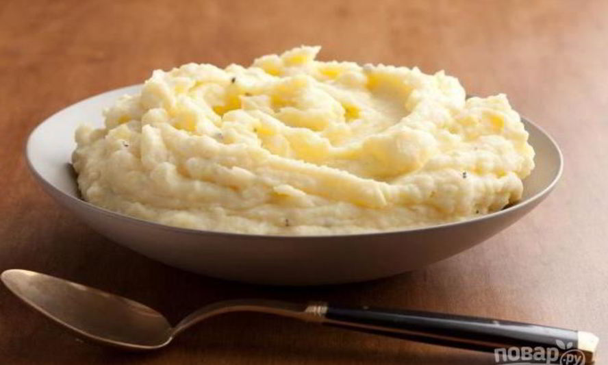 Рецепт картофельное пюре с маслом