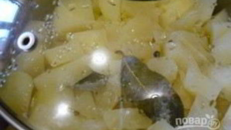 картофельное пюре с маслом