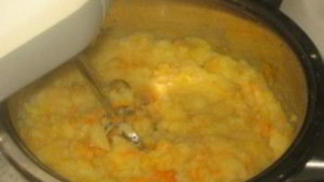 картофельное пюре с морковью