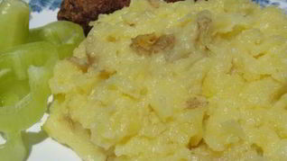 Картофельное пюре с твердым сыром