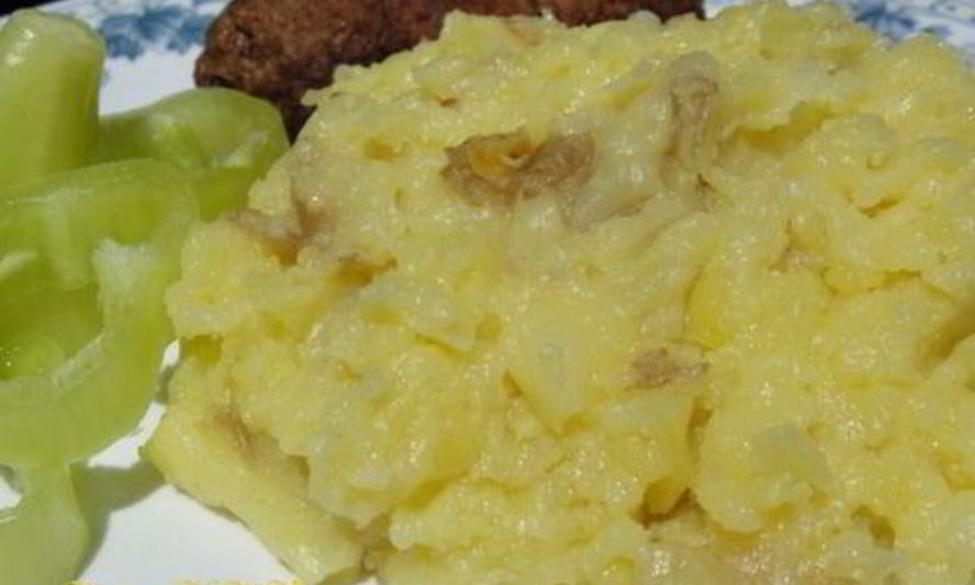 Рецепт картофельное пюре с твердым сыром