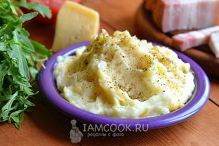 Картофельное пюре со сливками и сыром
