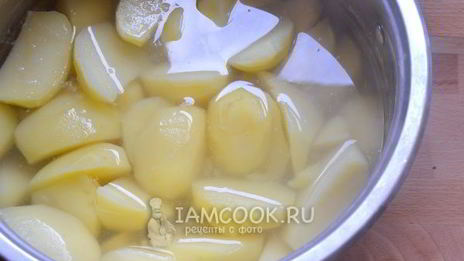 картофельное пюре со сливками и сыром