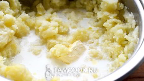 картофельное пюре со сливками и сыром