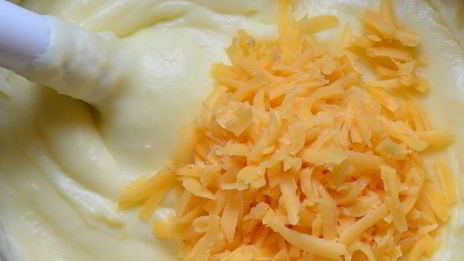 картофельное пюре со сливками и сыром