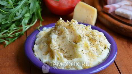 картофельное пюре со сливками и сыром