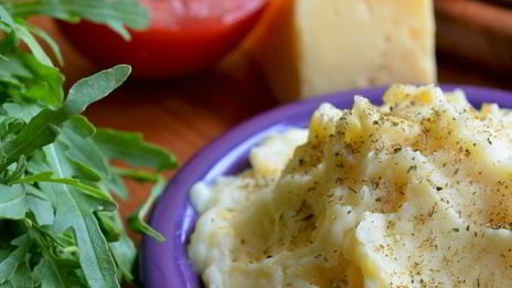 картофельное пюре со сливками и сыром