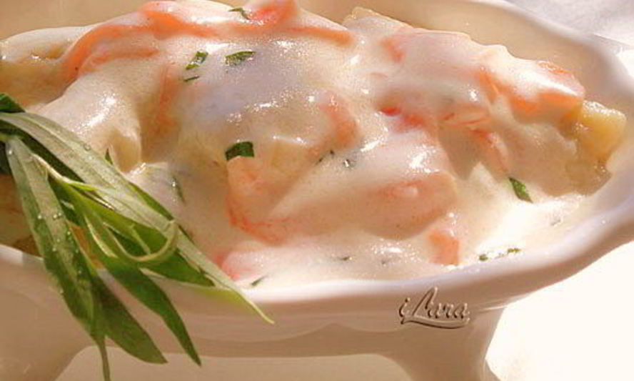 Рецепт картофельные ньокки с зеленью и пармезаном под сливочным соусом