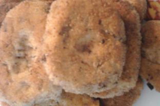 Фасолевые котлетки с грибами