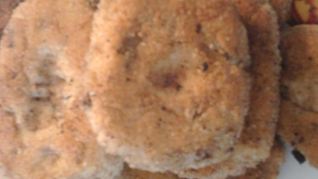 Фасолевые котлетки с грибами