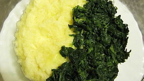 картофельные котлетки с творогом и шпинатом