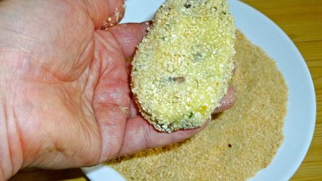 картофельные котлеты с грибами