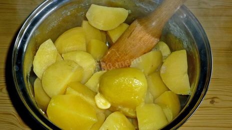 картофельные котлеты с грибами