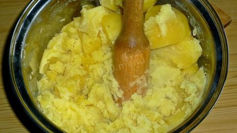 картофельные котлеты с грибами