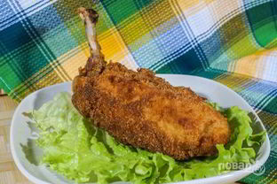 Котлета по-киевски на косточке