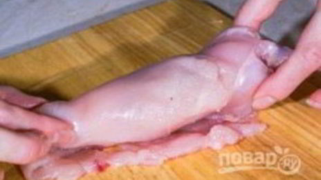 котлета по-киевски на косточке