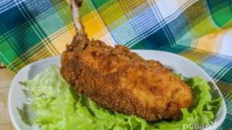 котлета по-киевски на косточке