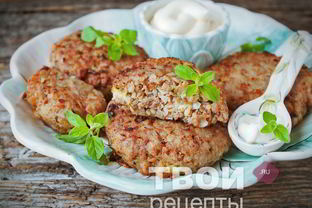 Котлеты гречневые
