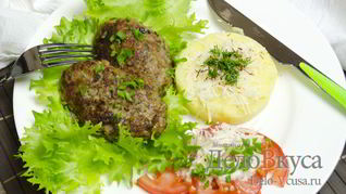 Котлеты из фарша с манкой без яиц