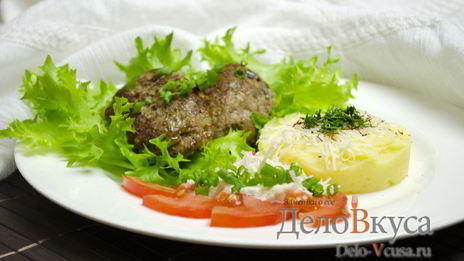 котлеты из фарша с манкой без яиц